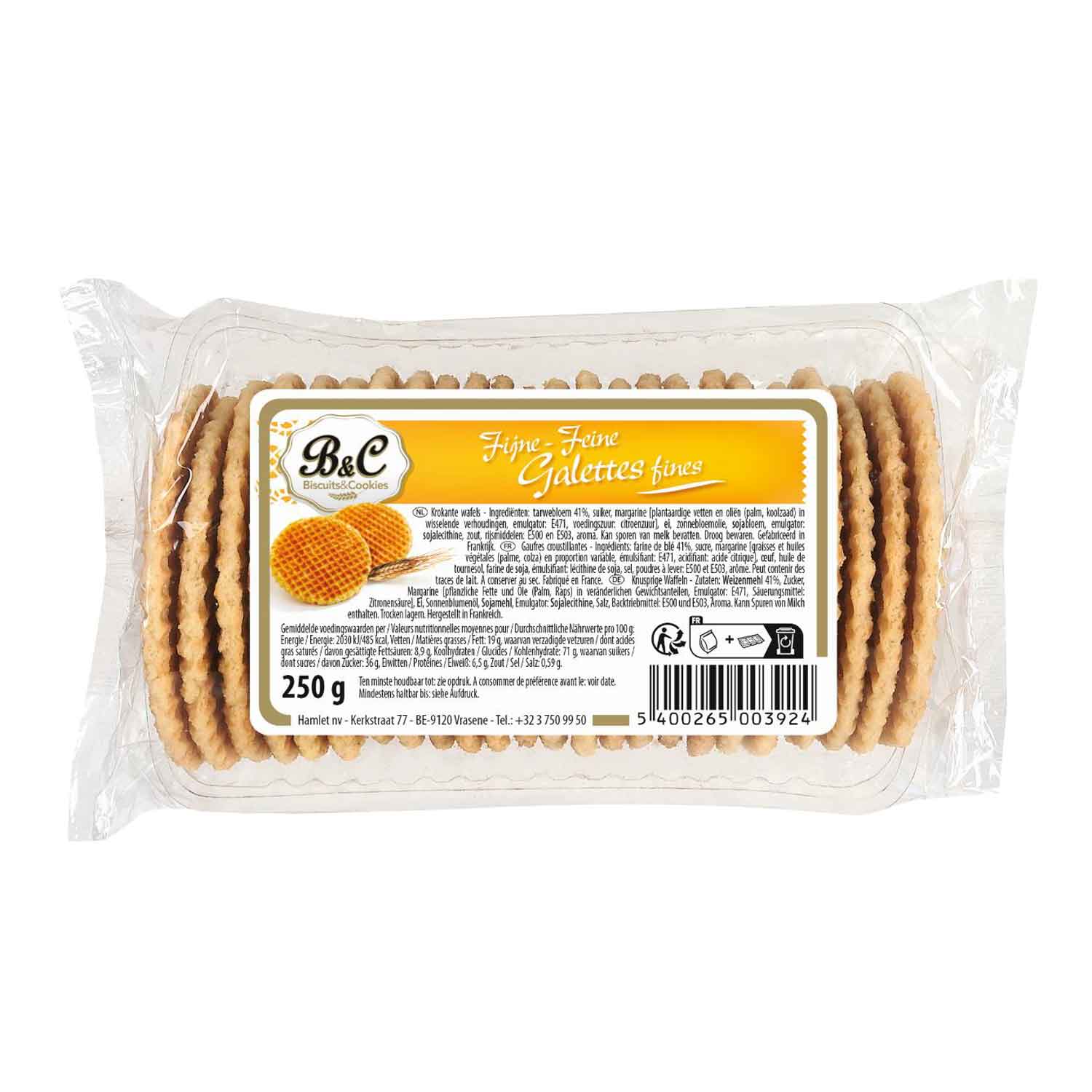 B&C galettes fines 250g - Buy at Real Tobacco