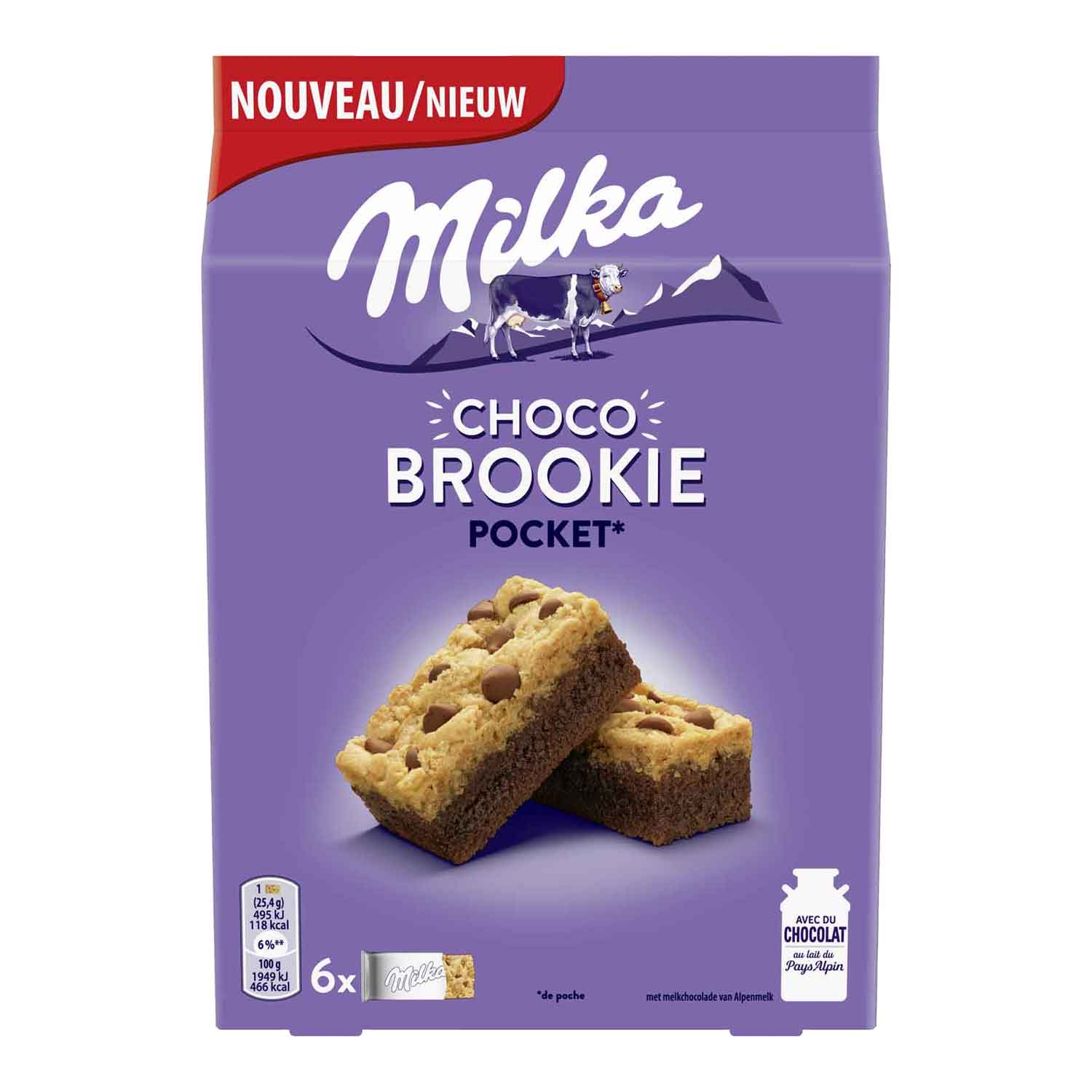 Milka choco brookie 6x22g - Buy at Real Tobacco